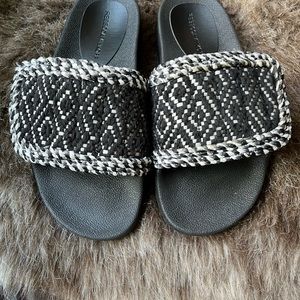 Rebecca Minkoff Tressa Slides Sz 7 $29